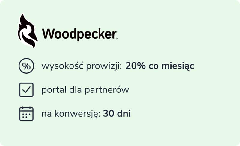 Woodpecker: warunki programu partnerskiego