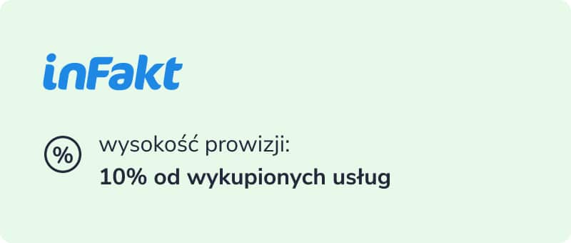 InFakt: warunki programu partnerskiego