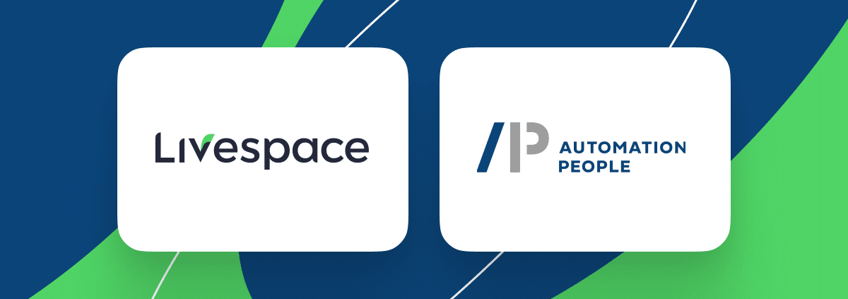 Livespace logo and Automation People logo